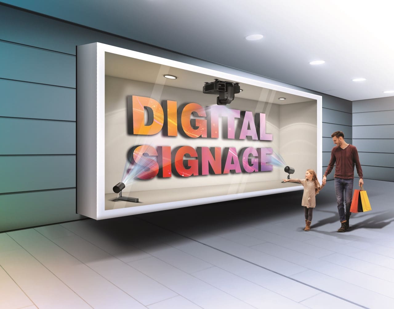 Lee más sobre el artículo Eleva las experiencias de clientes con proyectores para Digital Signage