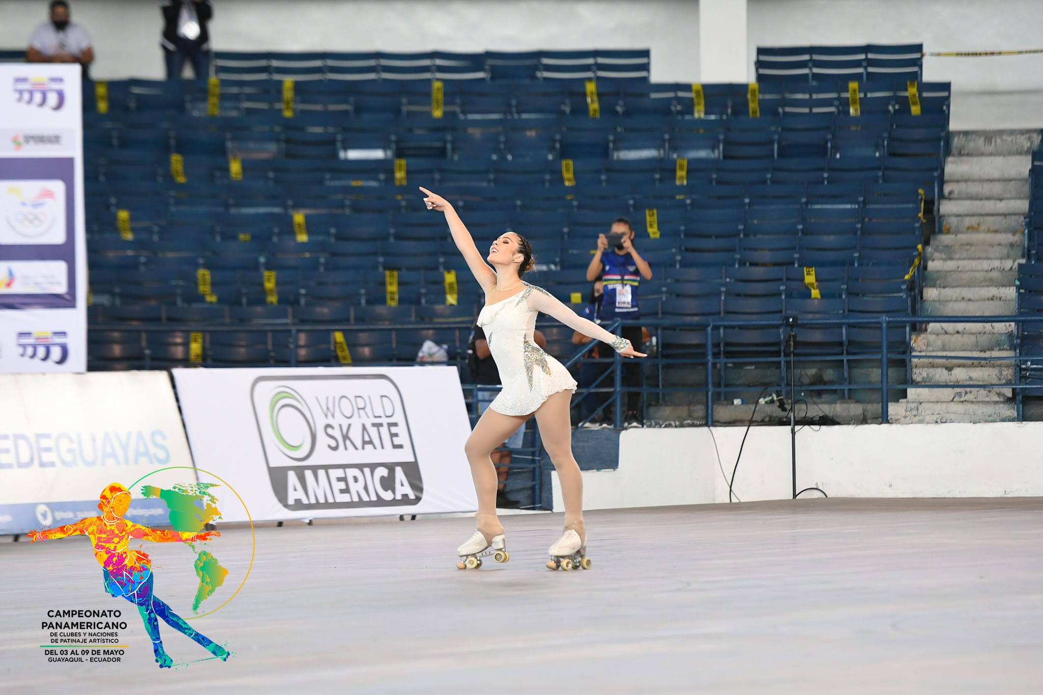 Lee más sobre el artículo Samia Álava, patinadora artística, viajará a los juegos bolivarianos 2022 como representante de Ecuador