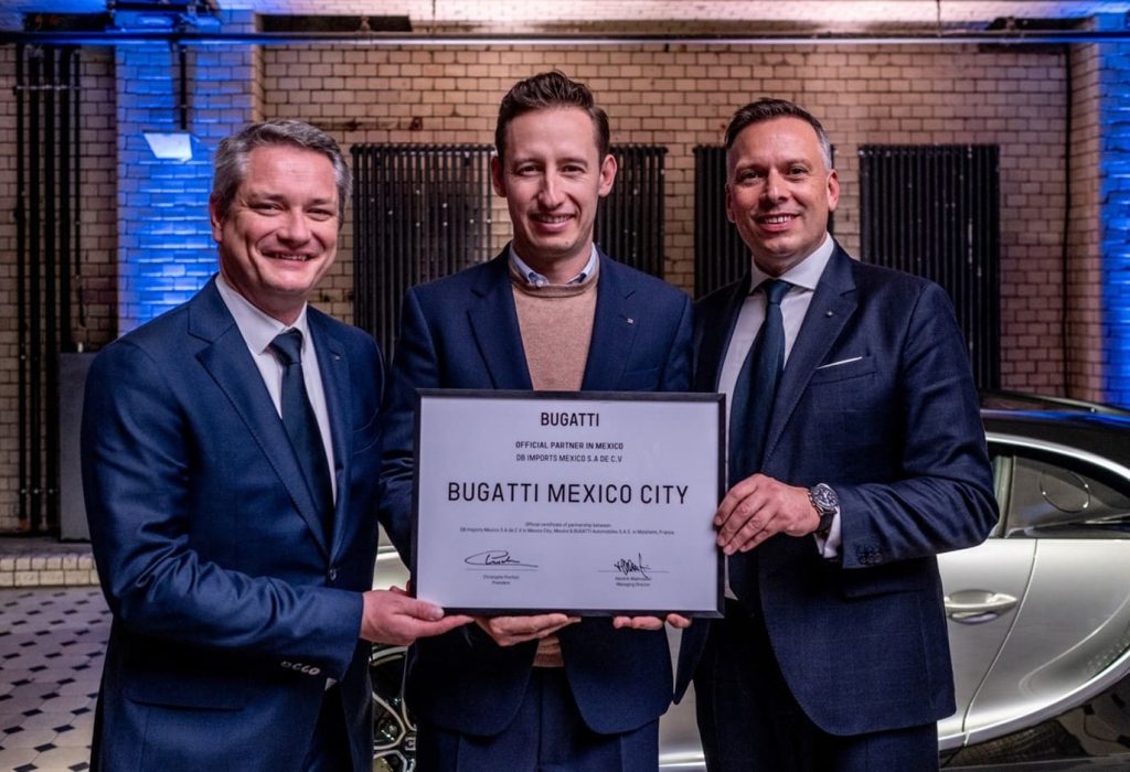 Grand Chelem, líder en representación, importación y distribución de autos exóticos en México, se complace en anunciar la llegada de Bugatti a Latinoamérica. (Autoridades, Foto Cortesía)
