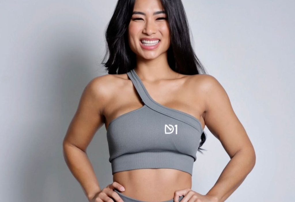 Actualmente trabaja en el programa “En Contacto” de Ecuavisa como presentadora del segmento fitness. (Foto Cortesía)