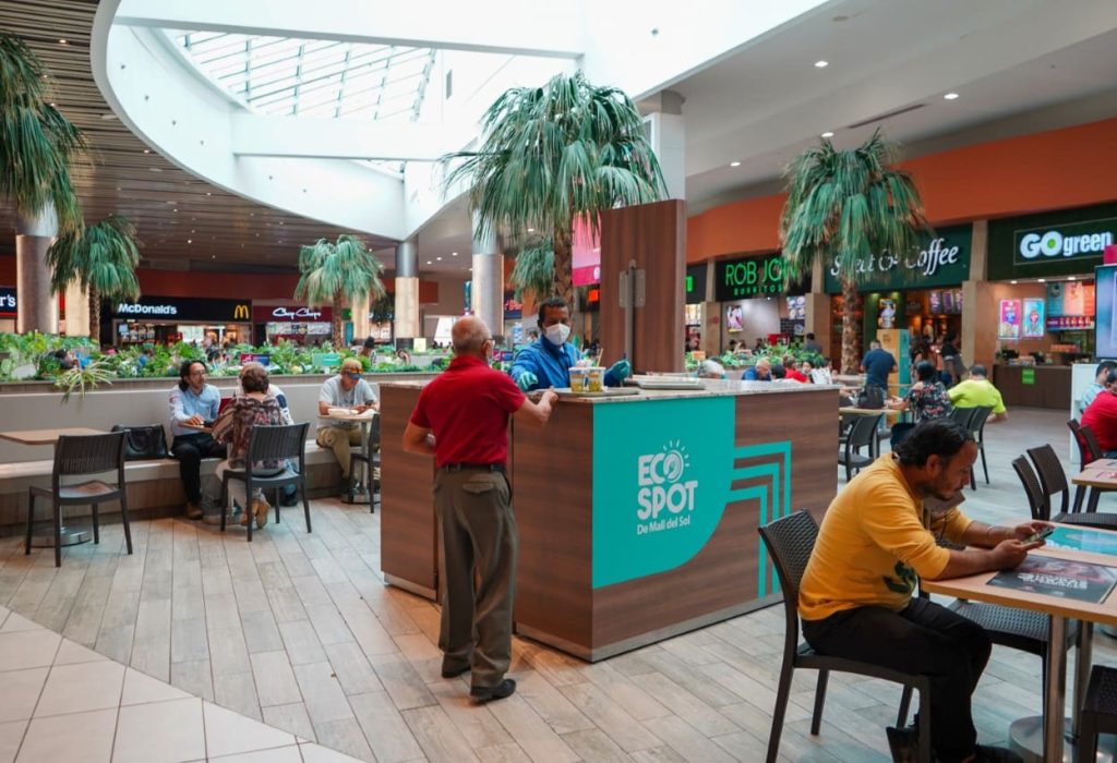 Para sumar acciones que aporten al cumplimiento de los Objetivos de Desarrollo Sostenible de la Agenda 2030 de la ONU, el centro comercial más representativo de la ciudad en 2022 implementó la iniciativa EcoSpot de Mall del Sol. (Foto Cortesía)