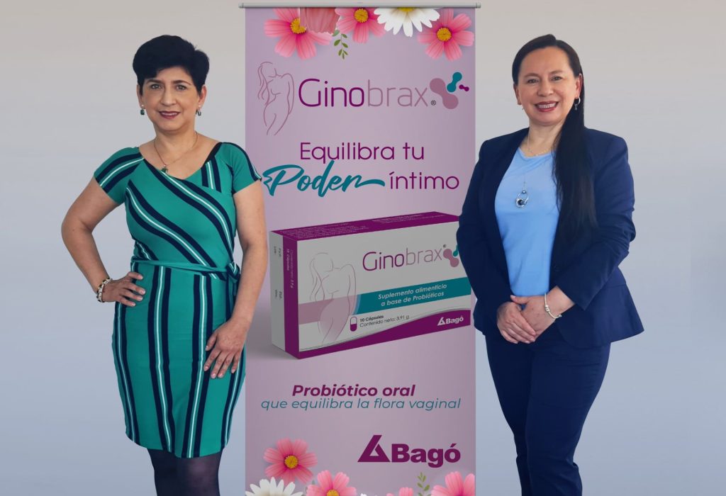Catalina Cervantes, Gerente de Marketing, y Cristina Terán, Gerente de Producto de Laboratorios Bagó. (Foto Cortesía)
