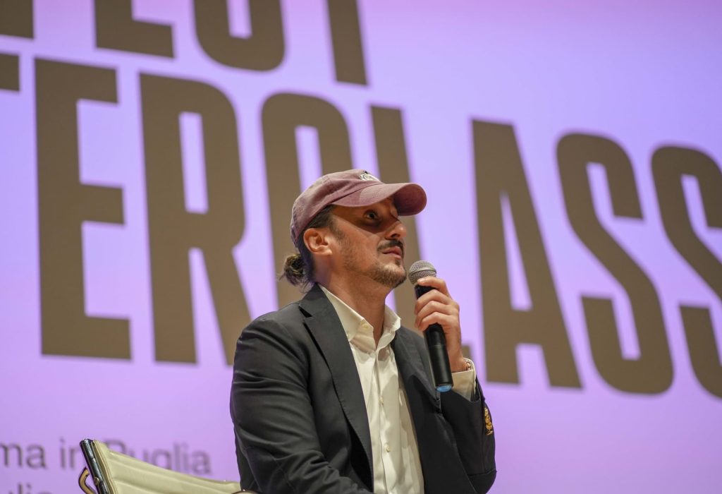 Luis Felipe Fernandez-Salvador en el Festival Internazionale del Cinema en Puglia. (Foto Cortesía)
