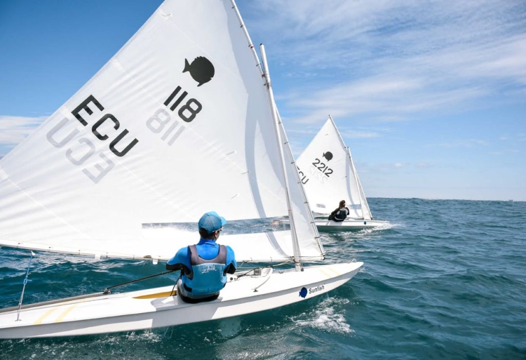 El evento más importante del mundial de vela se efectuará del 6 al 16 de Septiembre del presente año en el Salinas Yatch Club, ubicado en Salinas provincia de Santa Elena. (Foto Referencial)