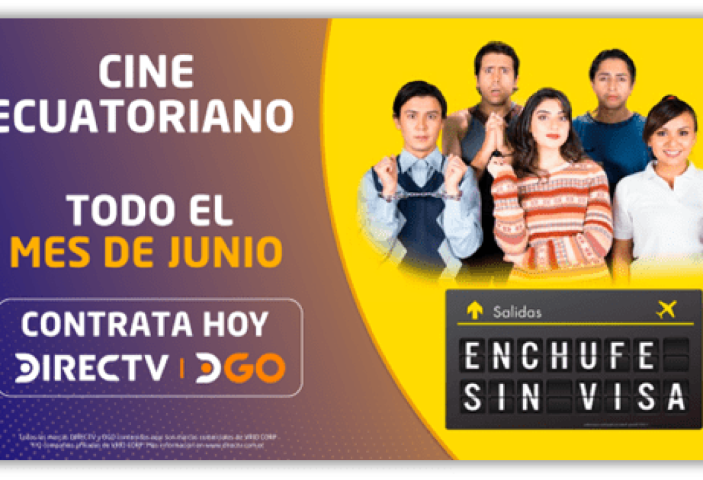 El canal exclusivo de entretenimiento de DIRECTV y su plataforma de streaming DGO continúan robusteciendo su oferta de cine latinoamericano y en junio presentan un ciclo de cine ecuatoriano, que se podrá ver a lo largo de la región en Argentina, Chile, Colombia, Ecuador, Perú y Uruguay. También llegará a México vía DGO [directvgo.com].