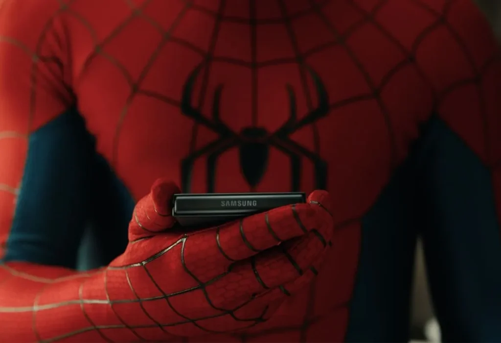 Spider Man y Samsung