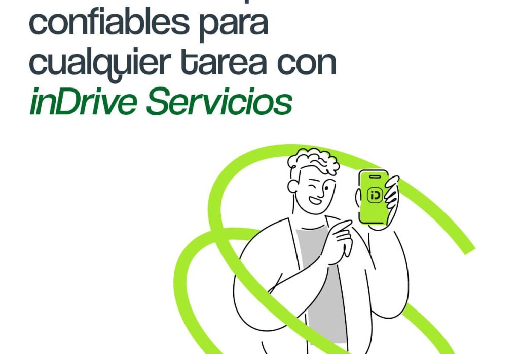 inDrive Servicios es una solución innovadora que tiene por objetivo encontrar especialistas que ofrezcan su experiencia y conocimiento en diferentes categorías.