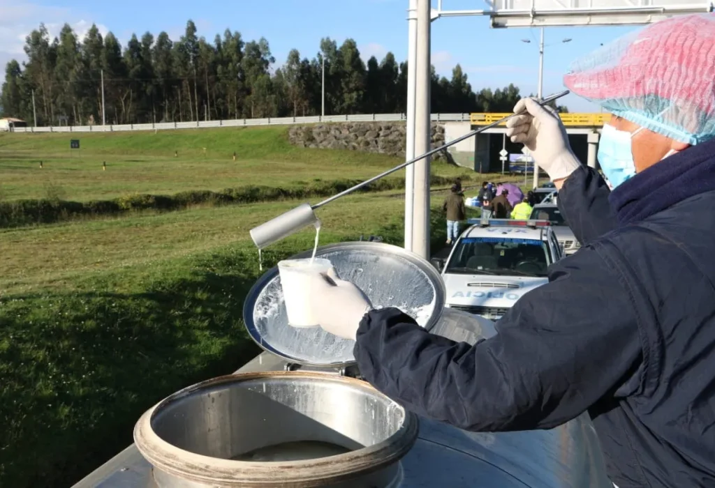 más de 3,8 millones de litros de leche