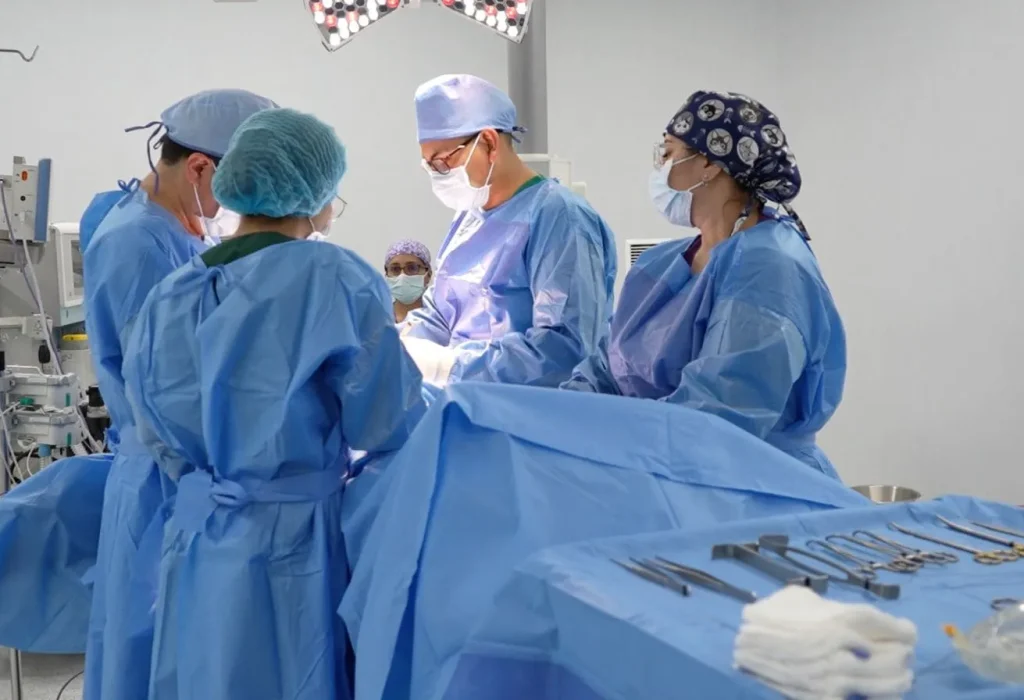 quirúrgica del Hospital del Sur de Quito