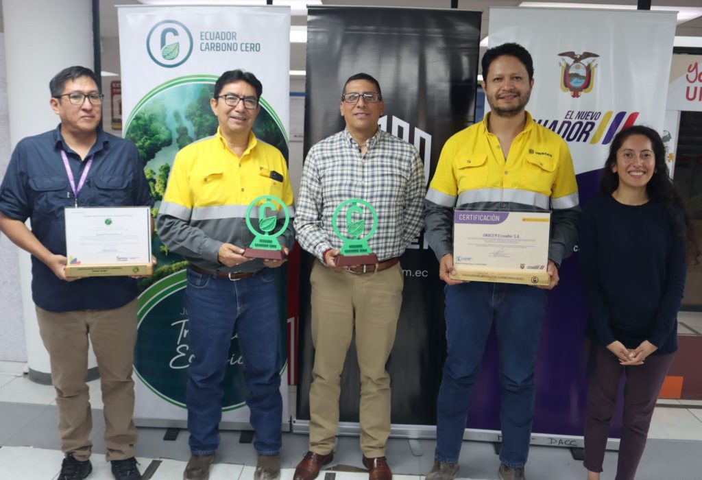 UNACEMrecibeCertificaciónReducciónHuelladeCarbono
